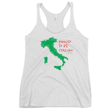 Proud to be Italian Women's Racerback Tank - AMALFITANA STORE